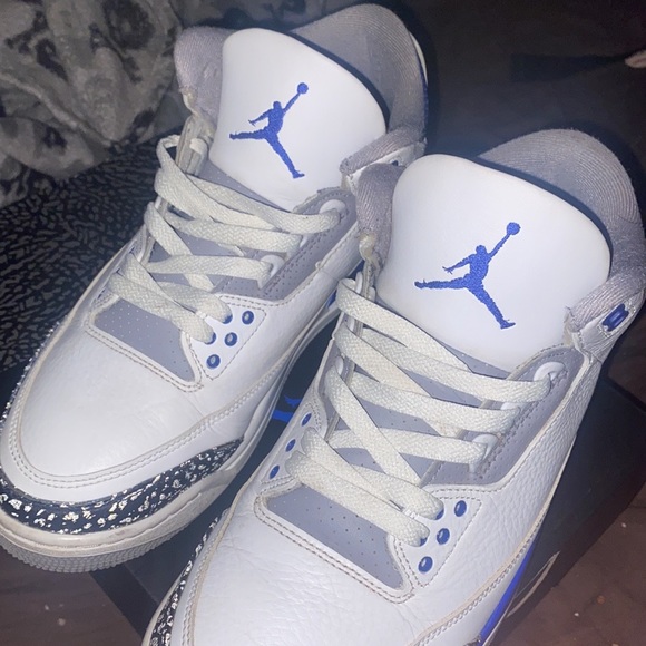 Jordan 3 racer blue size 10 - Picture 3 of 6